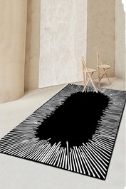 Conceptum Somber - Black 100 x 200 cm